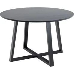 Elska Eettafel Rond Zwart 120cm