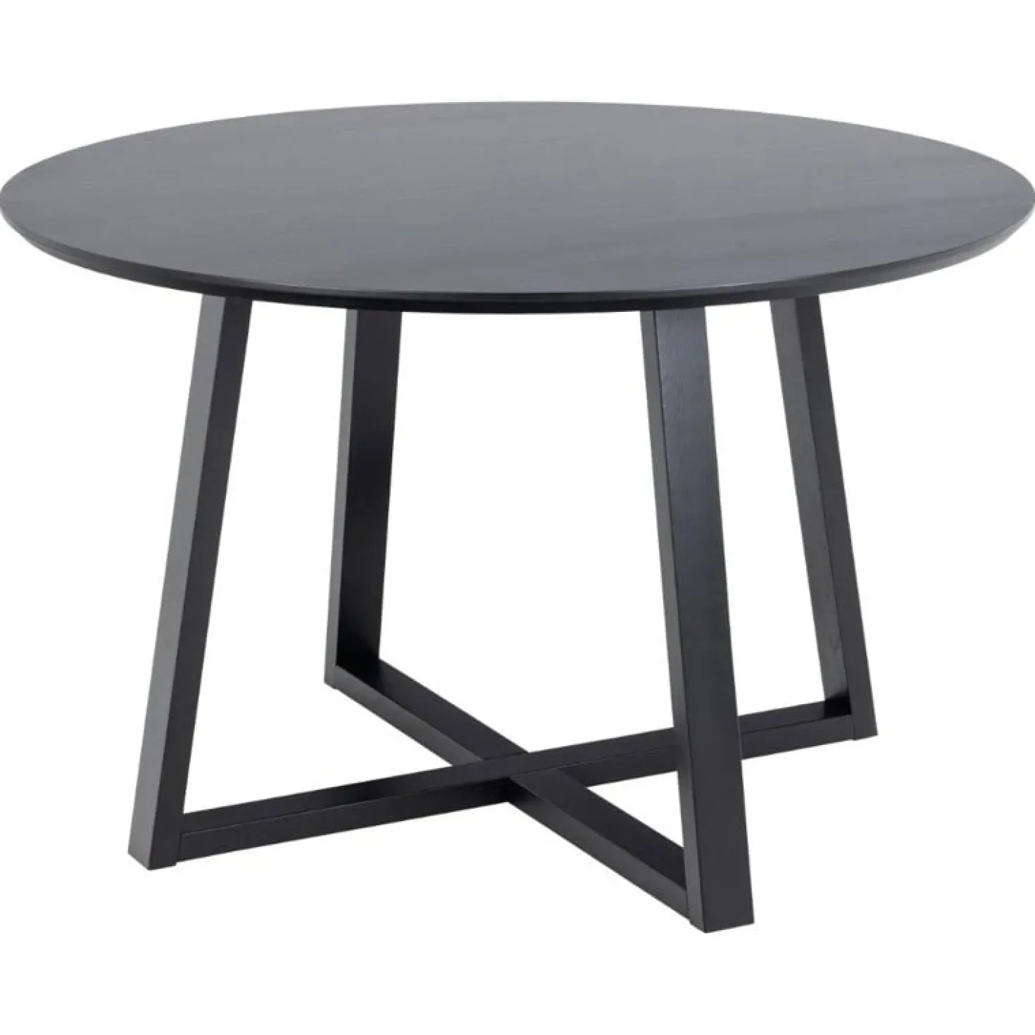 Elska Eettafel Rond Zwart 120cm
