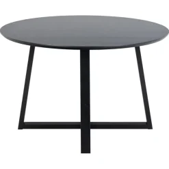 Elska Eettafel Rond Zwart 120cm