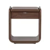 Elura Nachtkastje 1 lade Fineer Bruin 51cm