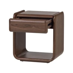 Elura Nachtkastje 1 lade Fineer Bruin 51cm