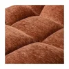 Elvi Draaifauteuil chenille structuur roestbruin