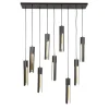 Elvira 9-lichts Hanglamp getrapt Zwart