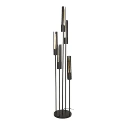Elvira 5-lichts Vloerlamp getrapt Zwart