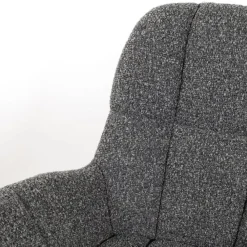 Elvis draaifauteuil Boucle Antraciet