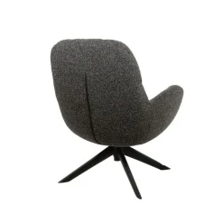 Elvis draaifauteuil Boucle Antraciet