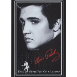 Elvis Presley the Sun - metalen bord