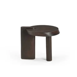 Enzo Bijzettafel bruin Mangohout 50 cm