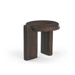 Enzo Bijzettafel bruin Mangohout 50 cm