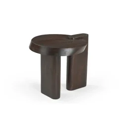 Enzo Bijzettafel bruin Mangohout 50 cm