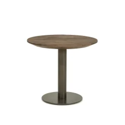 Esila Salontafel rond Bruin 50cm