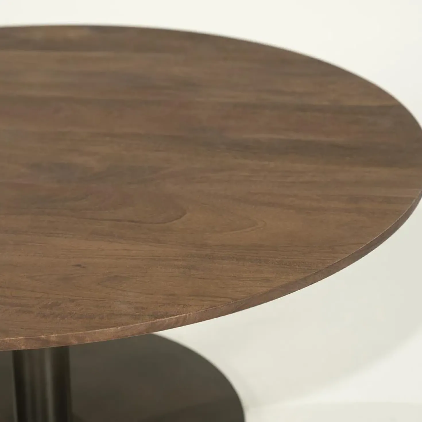 Esila Salontafel rond Bruin 80cm