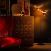 ETH Claire 2-lichts vloerlamp zwart/goud