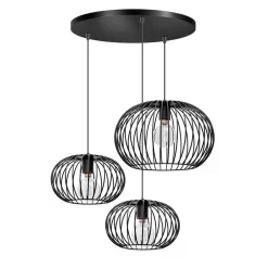 ETH Wire 2.0 3 lichts hanglamp getrapt