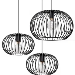 ETH Wire 2.0 3 lichts hanglamp getrapt