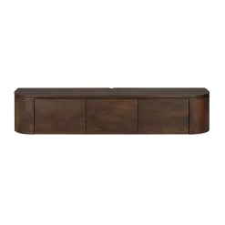 Evi Zwevend Tv meubel Walnoot Mangohout 160cm