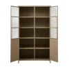 Exhibit Vitrinekast metaal khaki 99 cm