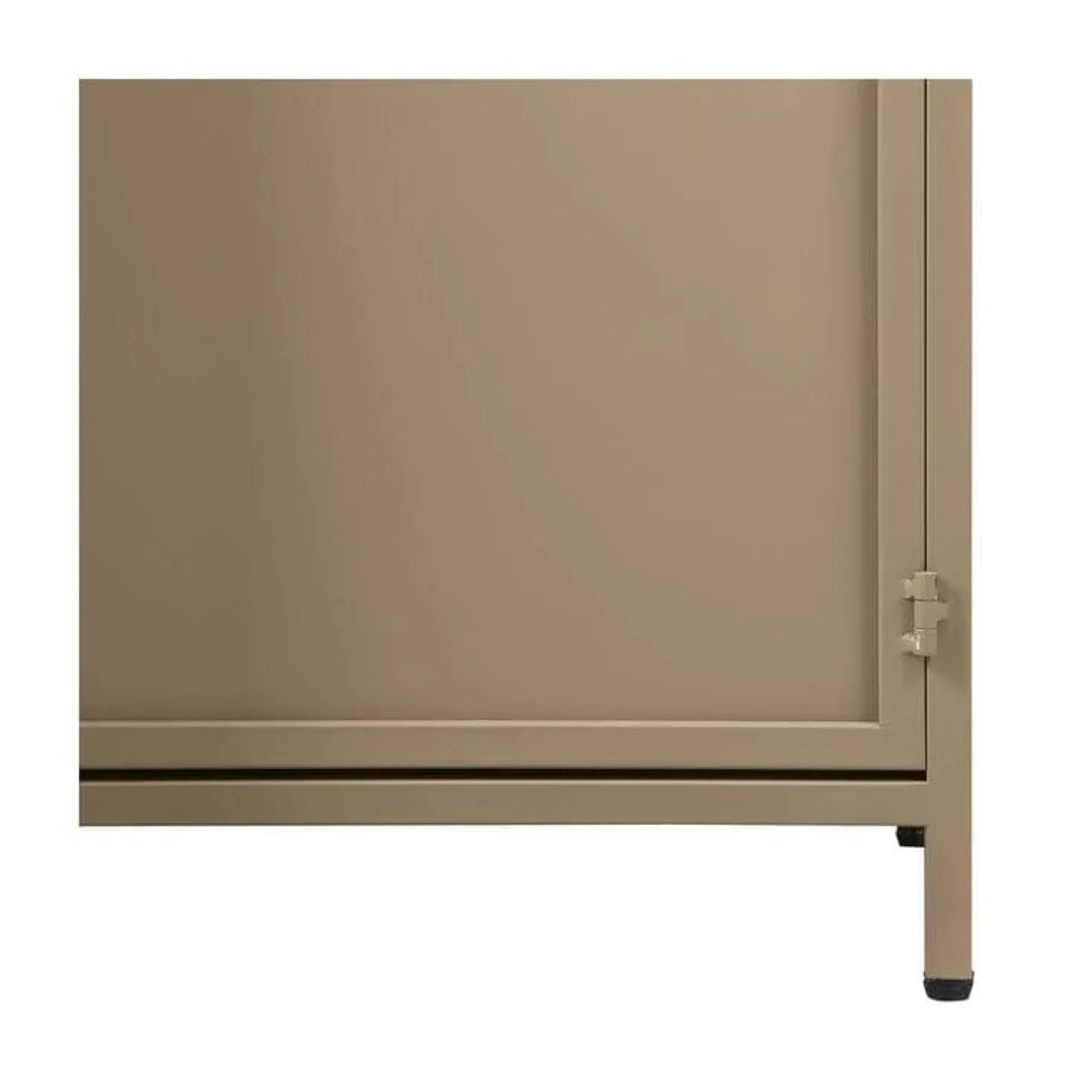 Exhibit Vitrinekast metaal khaki 99 cm