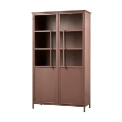 Exhibit Vitrinekast metaal tan 99 cm