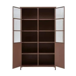 Exhibit Vitrinekast metaal tan 99 cm
