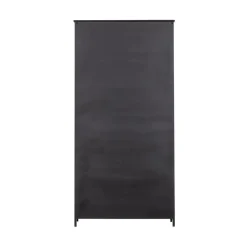 Exhibit XL 2-deurs Vitrinekast metaal zwart 99 cm