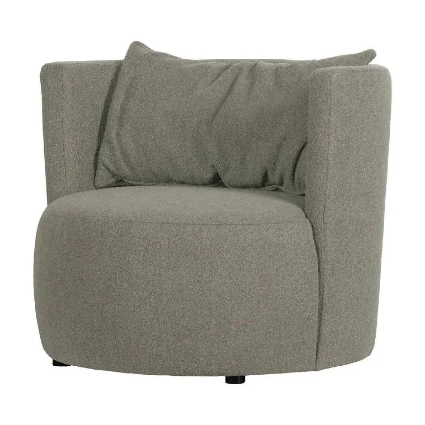 Explore Fauteuil bouclé grijs