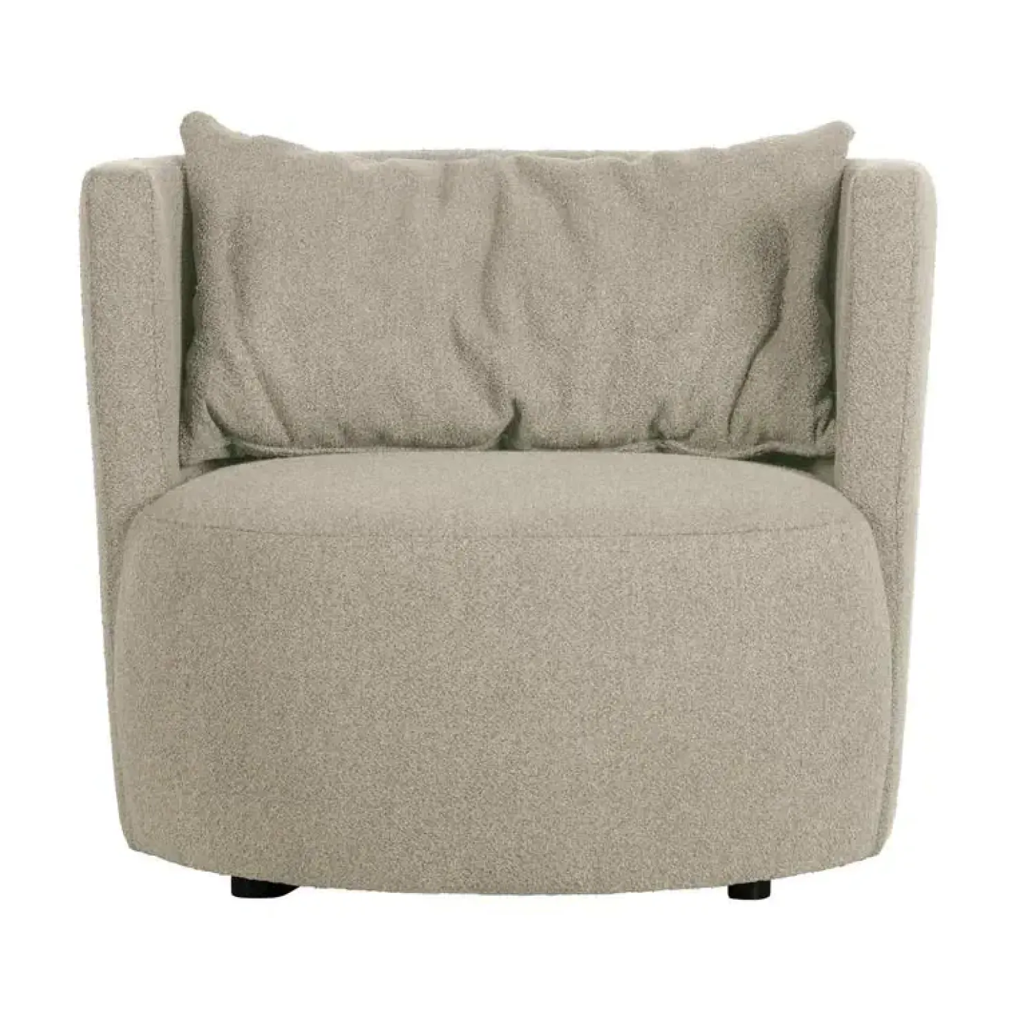 Explore Fauteuil bouclé naturel