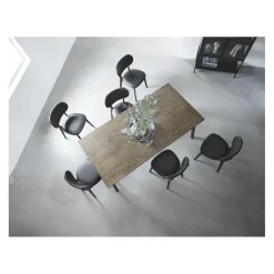 Fabien Uitschuifbare Eettafel bruin 190-290cm