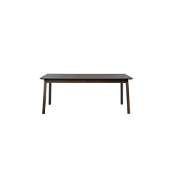 Fabien uitschuifbare eettafel donkerbruin 190-290cm