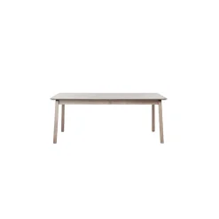 Fabien uitschuifbare eettafel gebroken wit 190-290cm