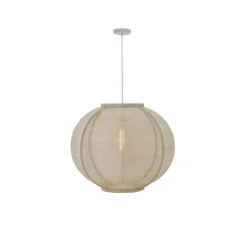 Fabric 1-lichts Hanglamp Zand 48cm