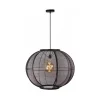 Fabric 1-lichts Hanglamp Zwart 78cm