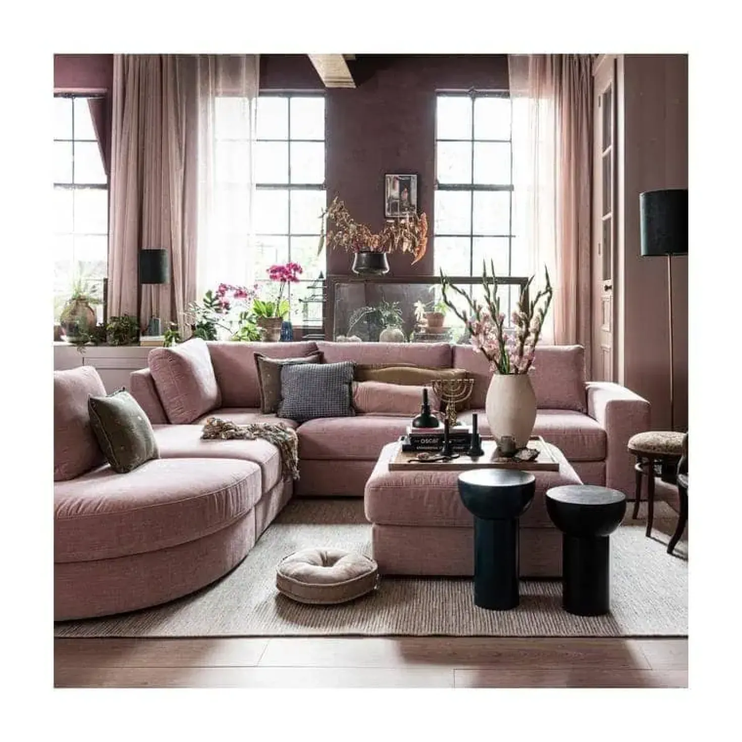 Family Hocker roze