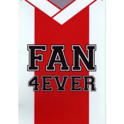 Fan 4 Ever Voetbal Amsterdam - metalen bord