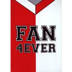 Fan 4 Ever Voetbal Rotterdam - metalen bord