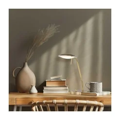Fargo 1-lichts Bureaulamp Brons