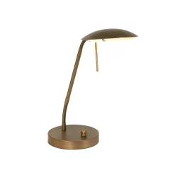 Fargo 1-lichts Bureaulamp Brons