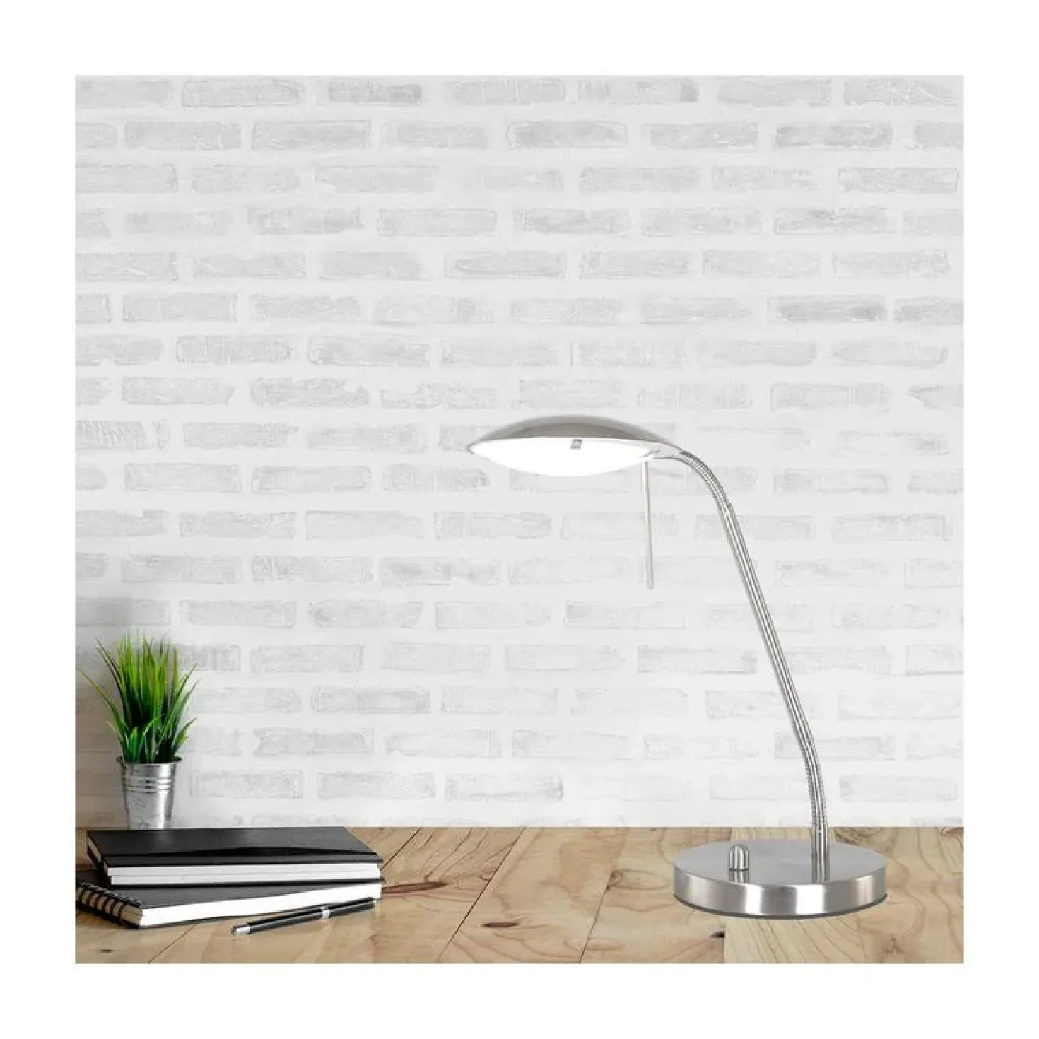 Fargo 1-lichts Bureaulamp Staal