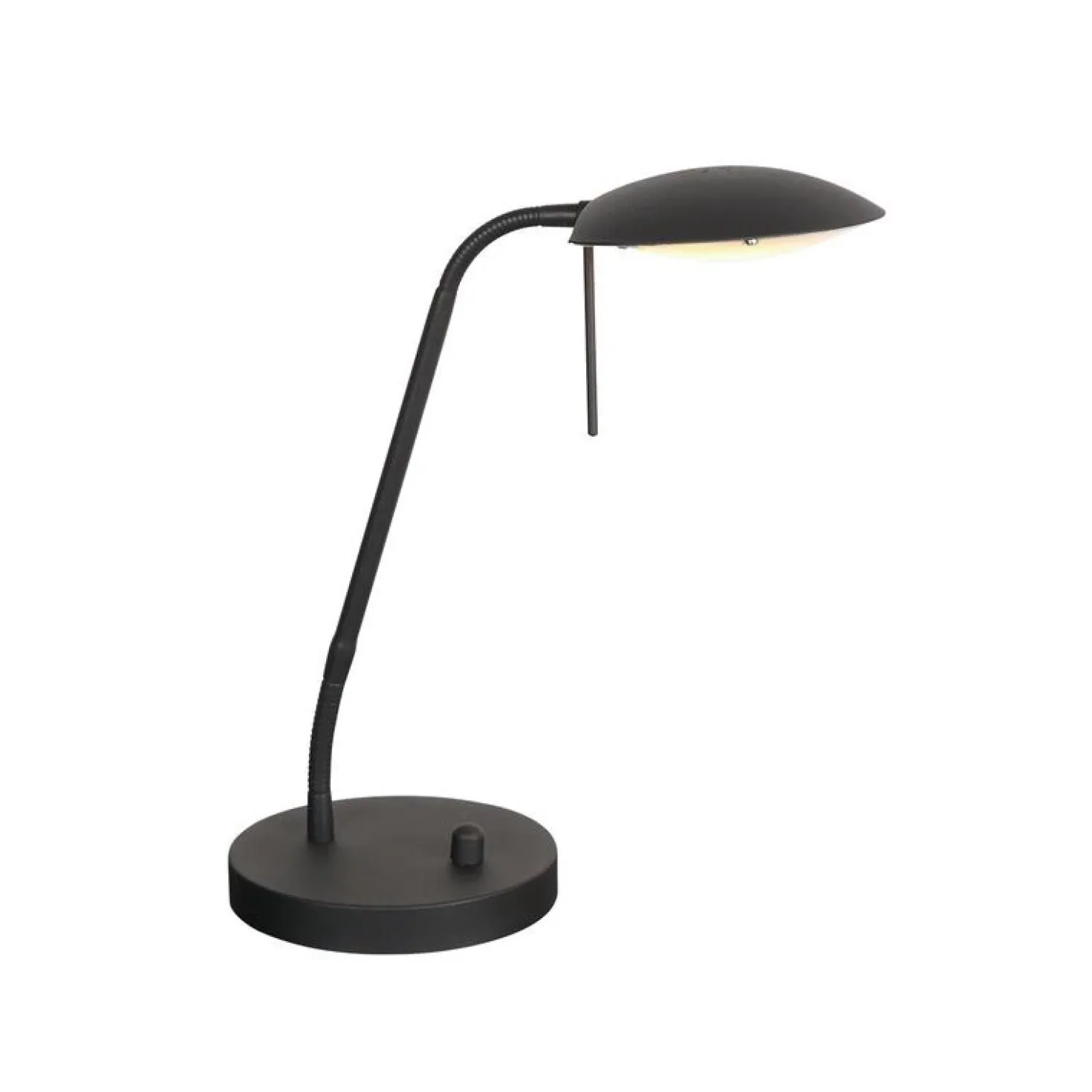 Fargo 1-lichts Bureaulamp Zwart