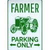 Farmer Parking - metalen bord