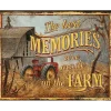 Farm Memories - metalen bord