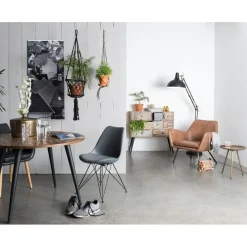 Fauteuil Bon Bruin PU leer
