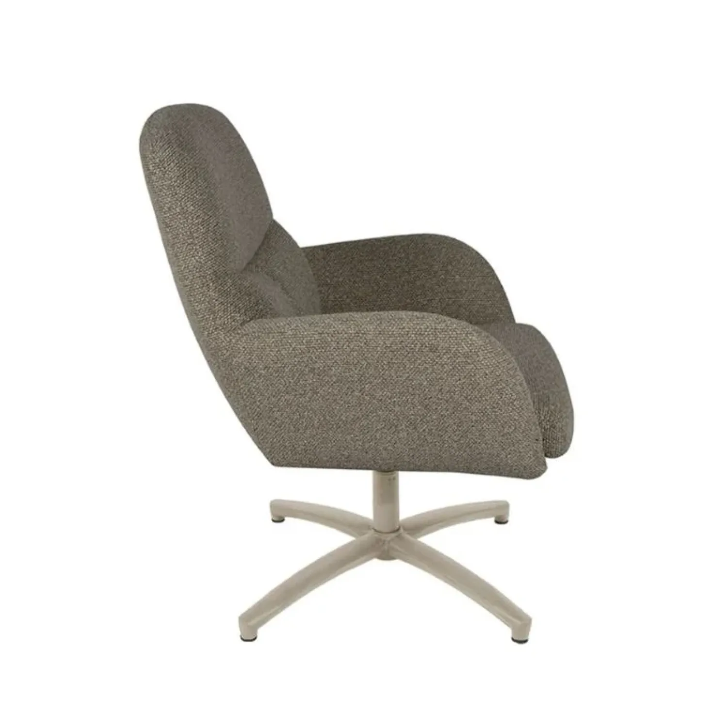 Fauteuil Chill Zone Mushroom Boucle Taupe poot