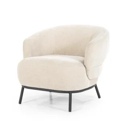 Fauteuil David Taupe 84cm