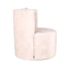 Fauteuil Evy Naturel Velours 65cm