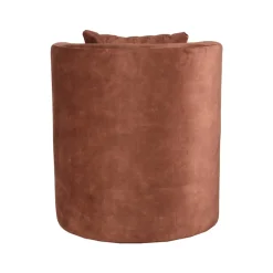 Fauteuil Evy Rust Velours 65cm