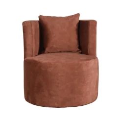 Fauteuil Evy Rust Velours 65cm