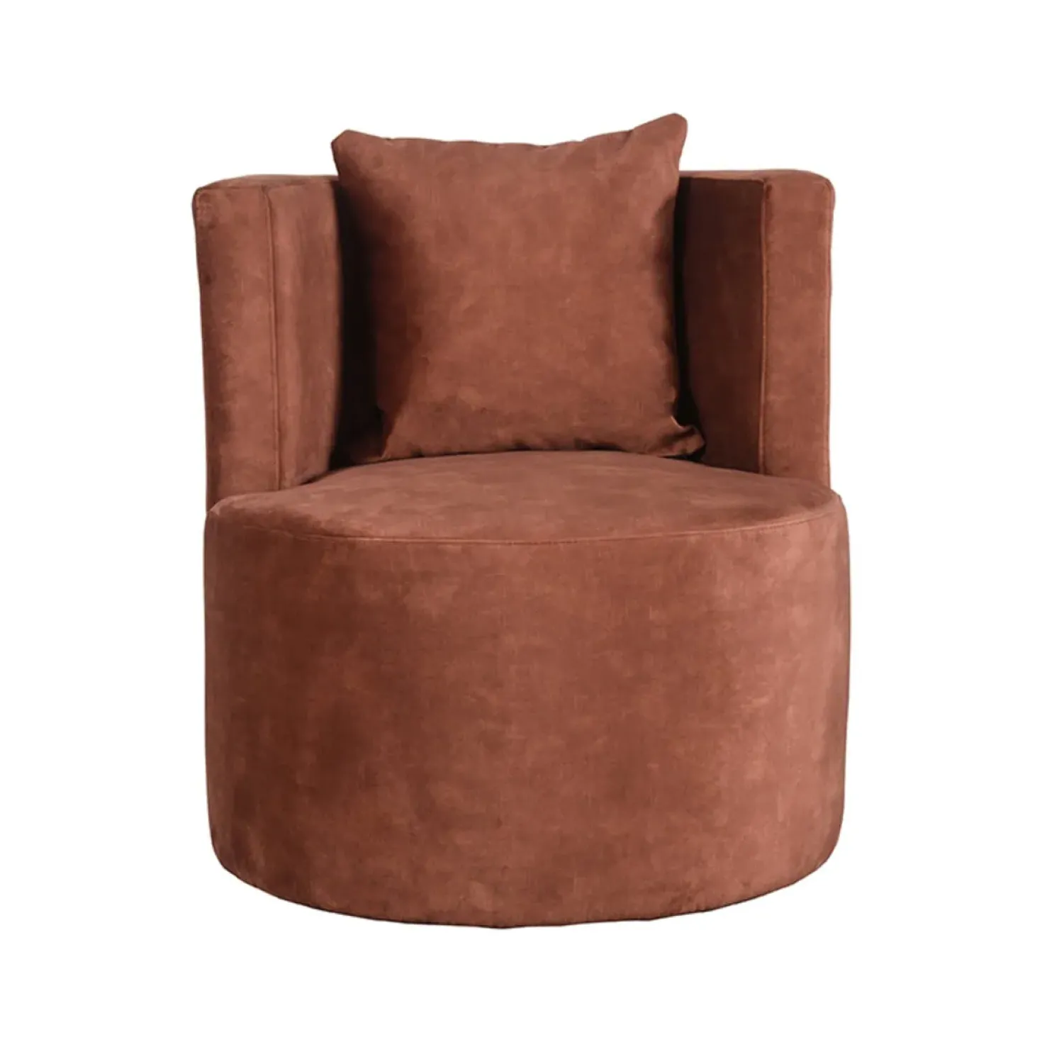 Fauteuil Evy Rust Velours 65cm