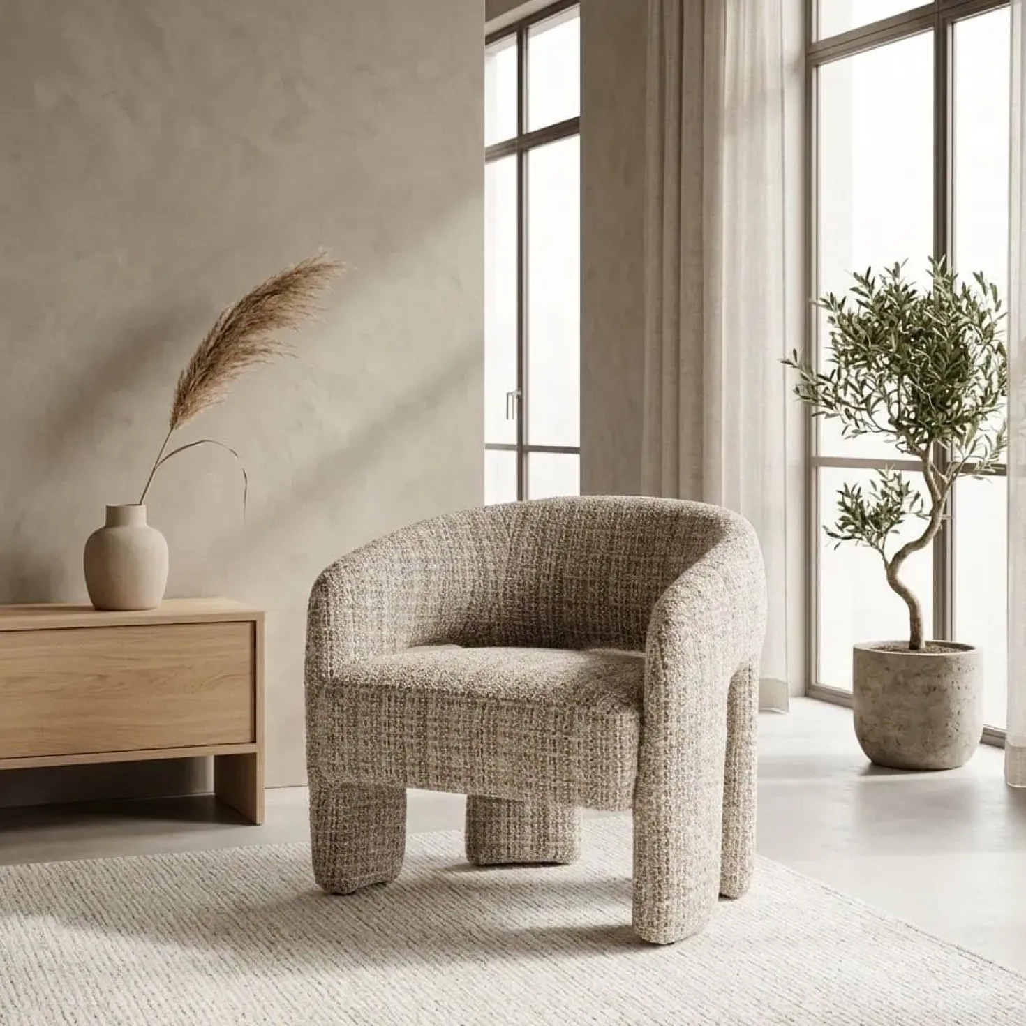 Fauteuil Hamilton Taupe