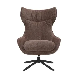 Fauteuil Hannah met voetenbank Paars